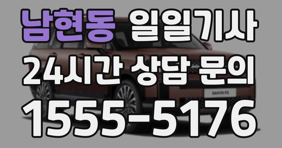 일일대리기사