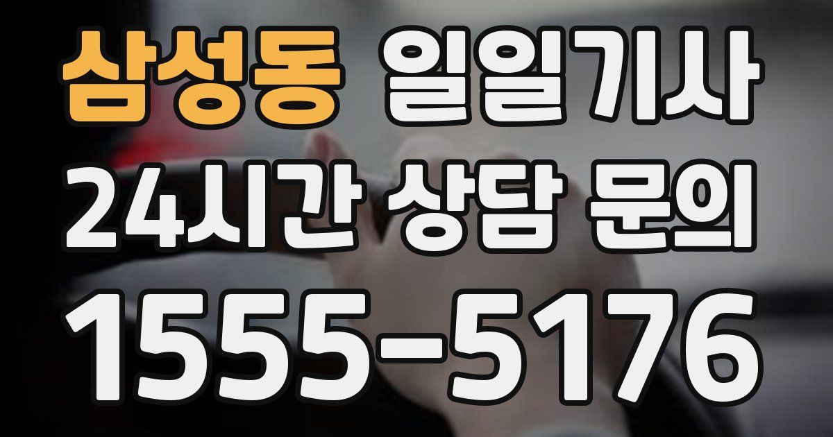 일일대리기사