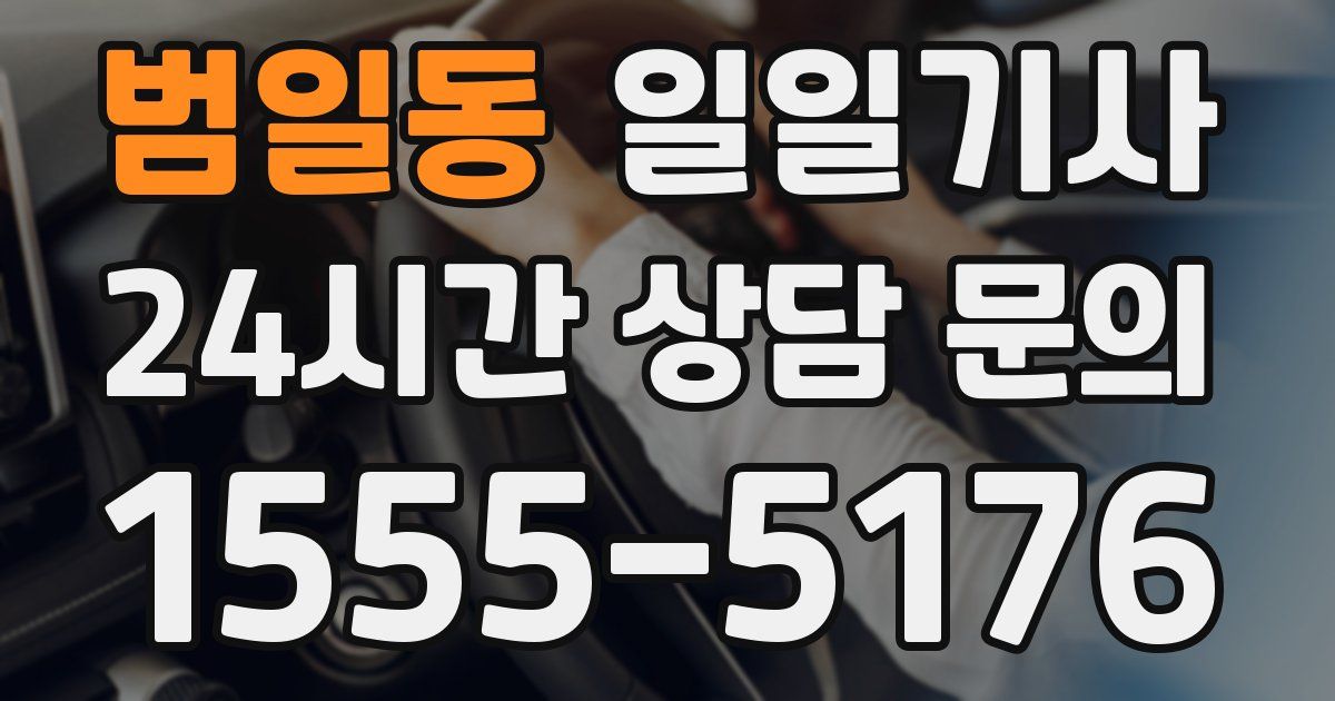 일일대리기사