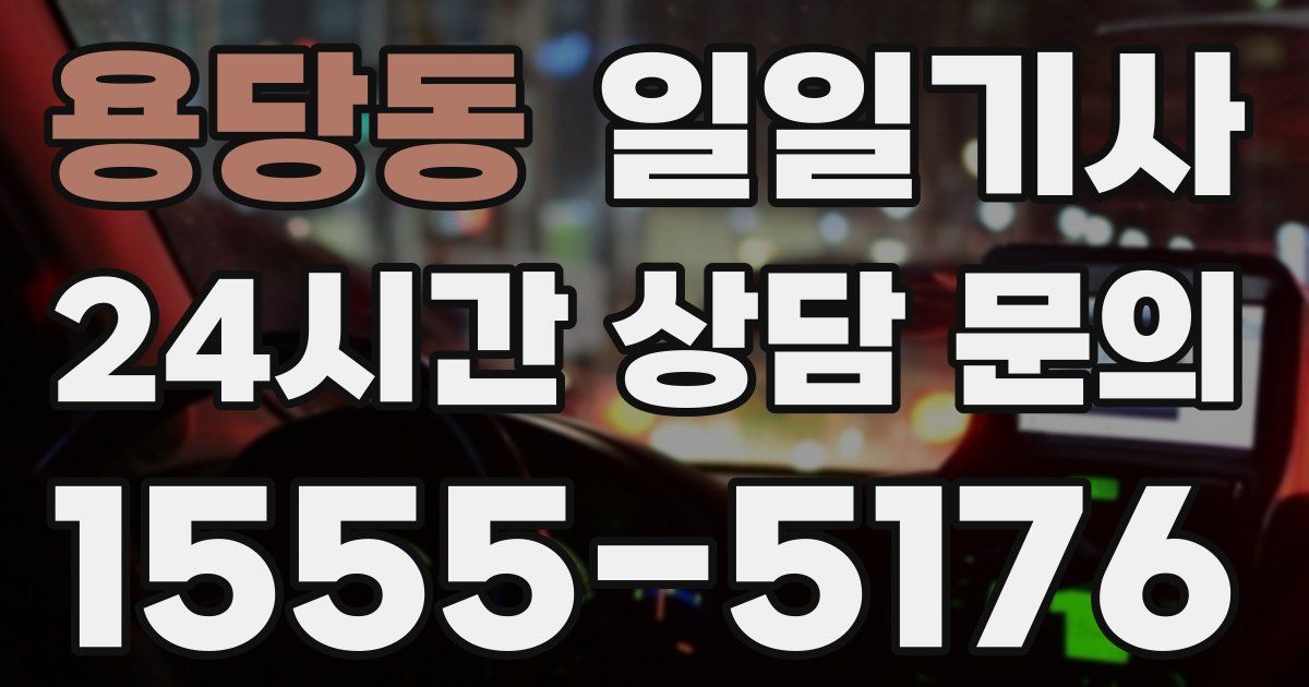 일일대리기사