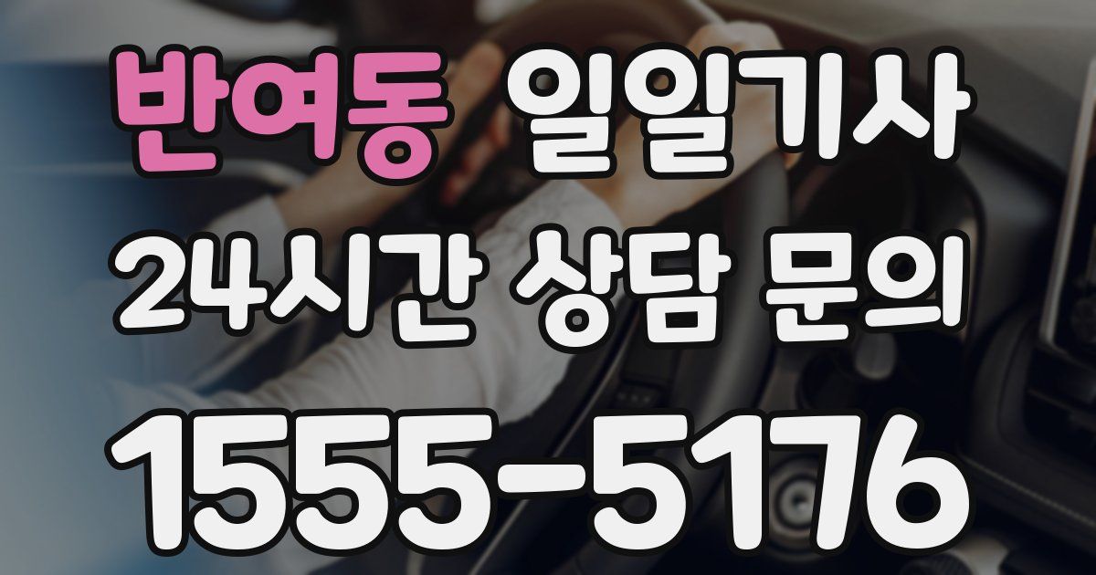 일일대리기사