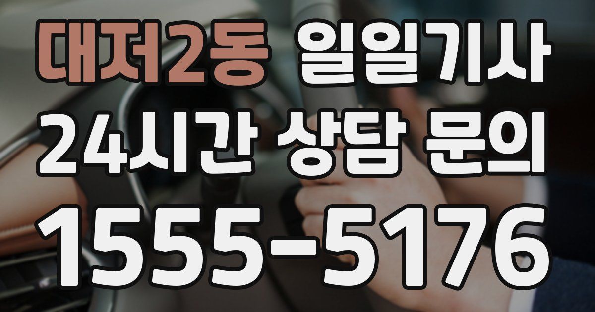 일일대리기사