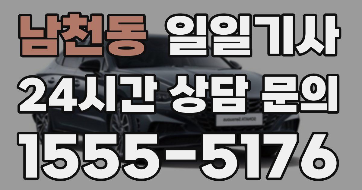 일일대리기사
