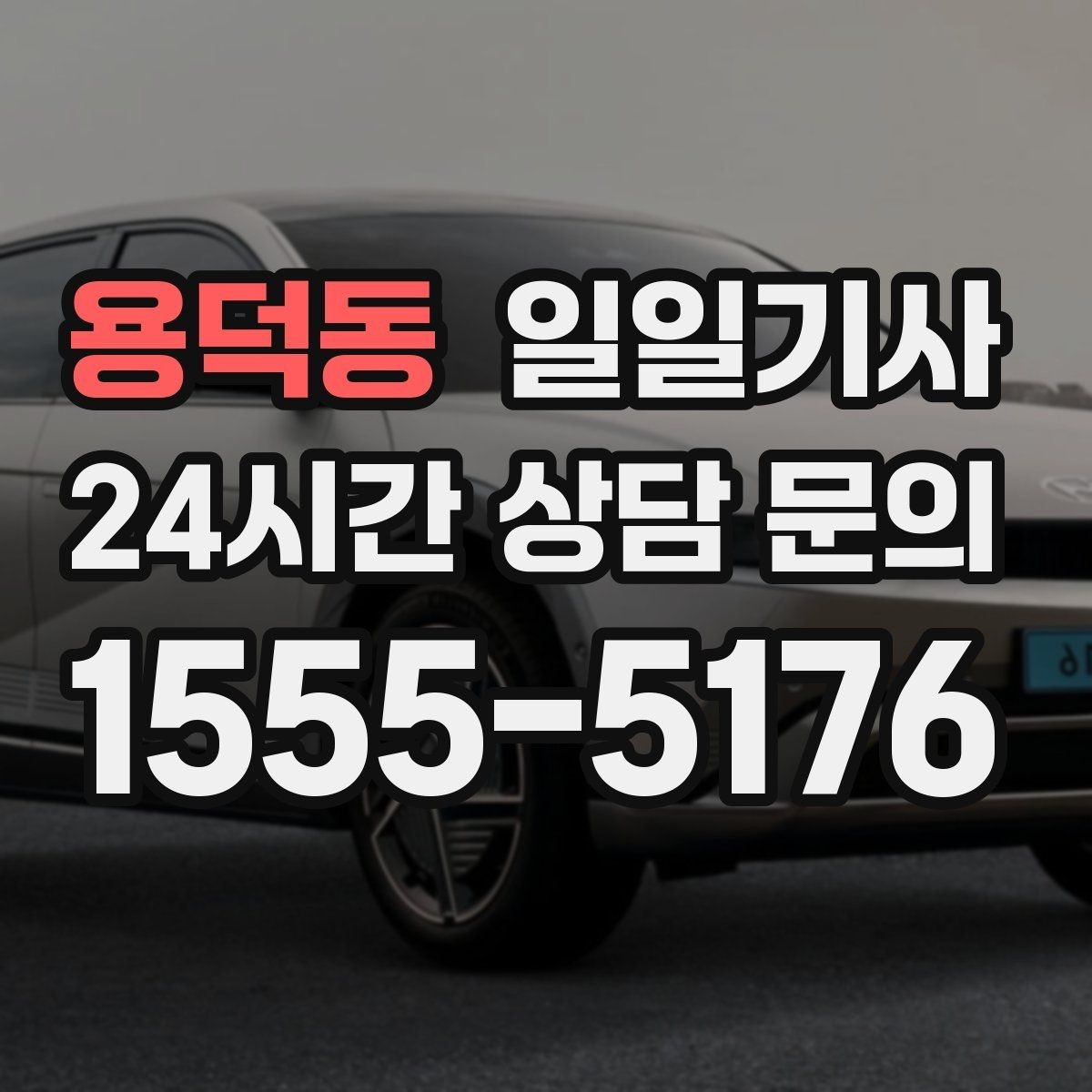 용덕동 일일기사 손님 영접 배웅 품격 동행