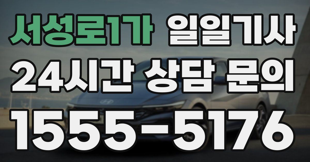 일일대리기사