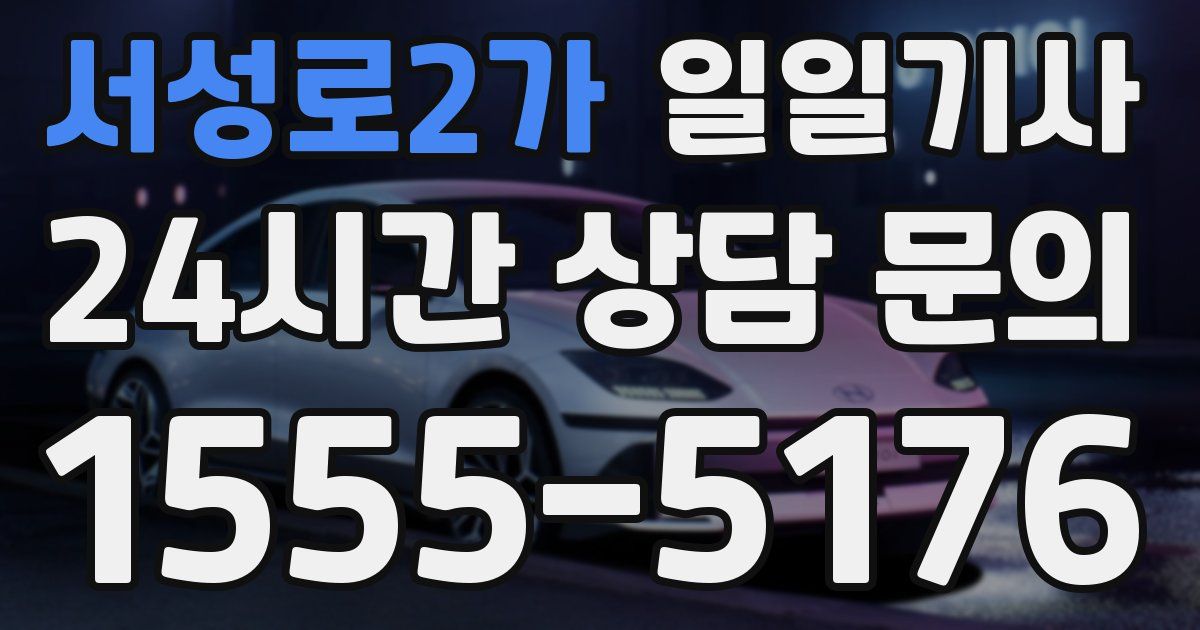 일일대리기사