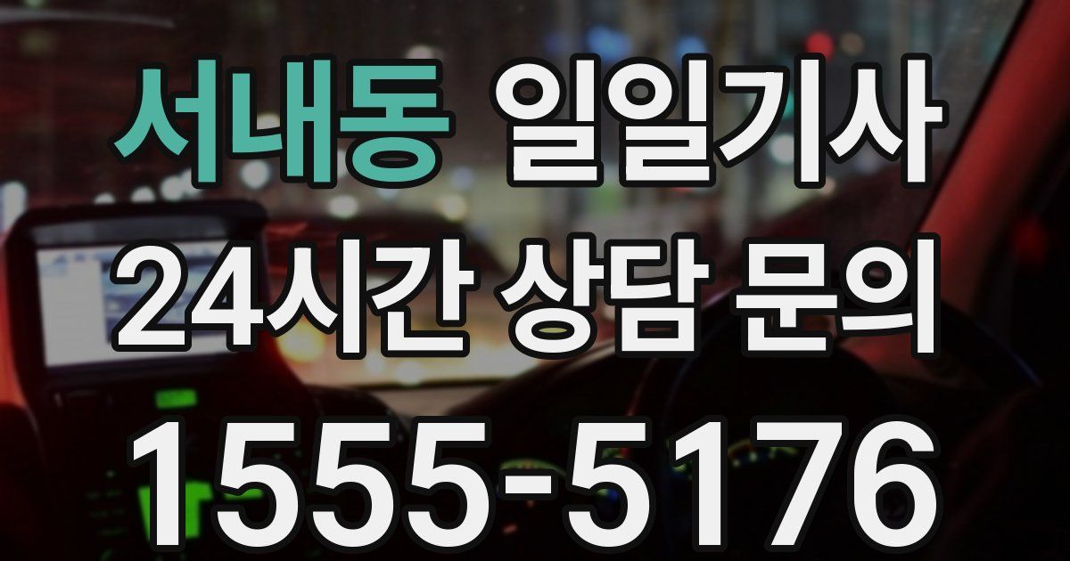 일일대리기사