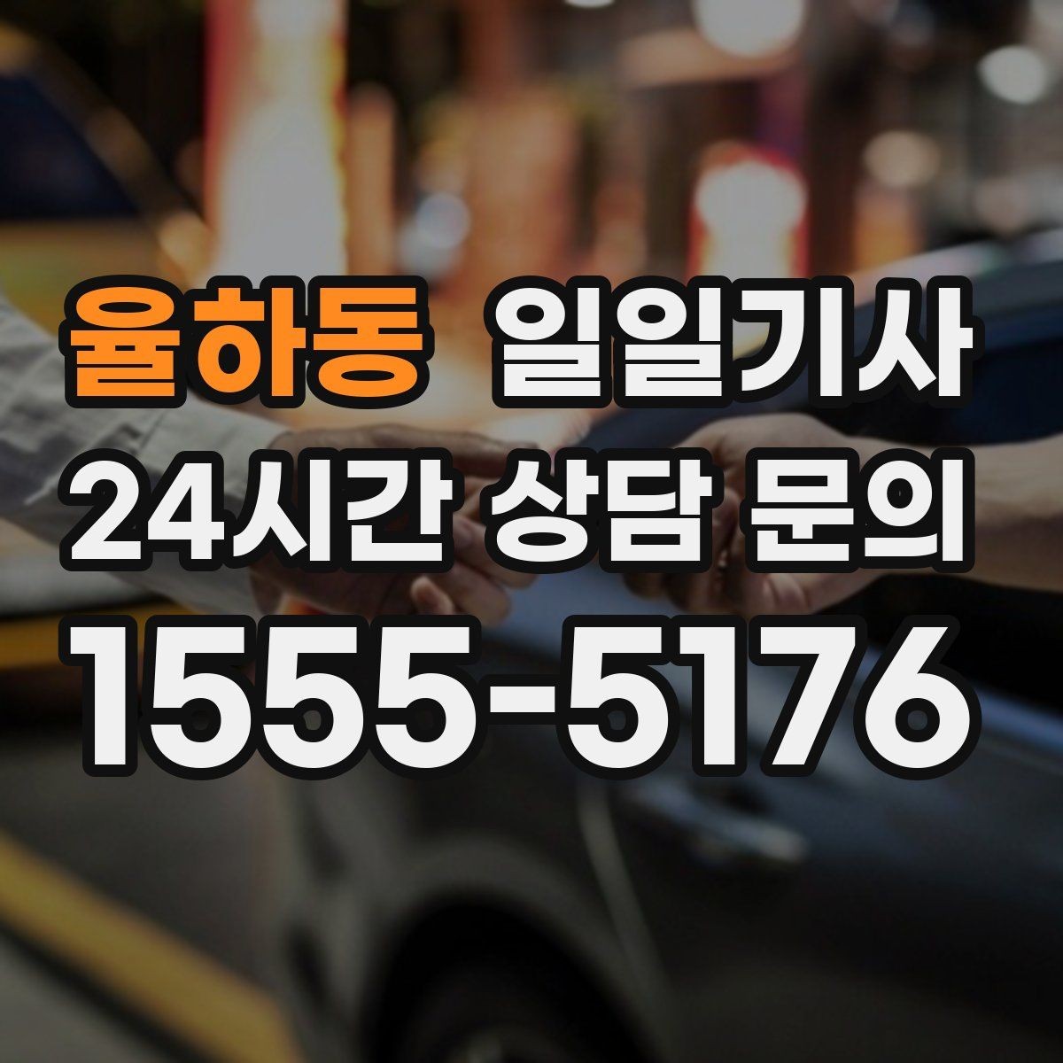 율하동 일일기사 손님 영접 배웅 품격 동행