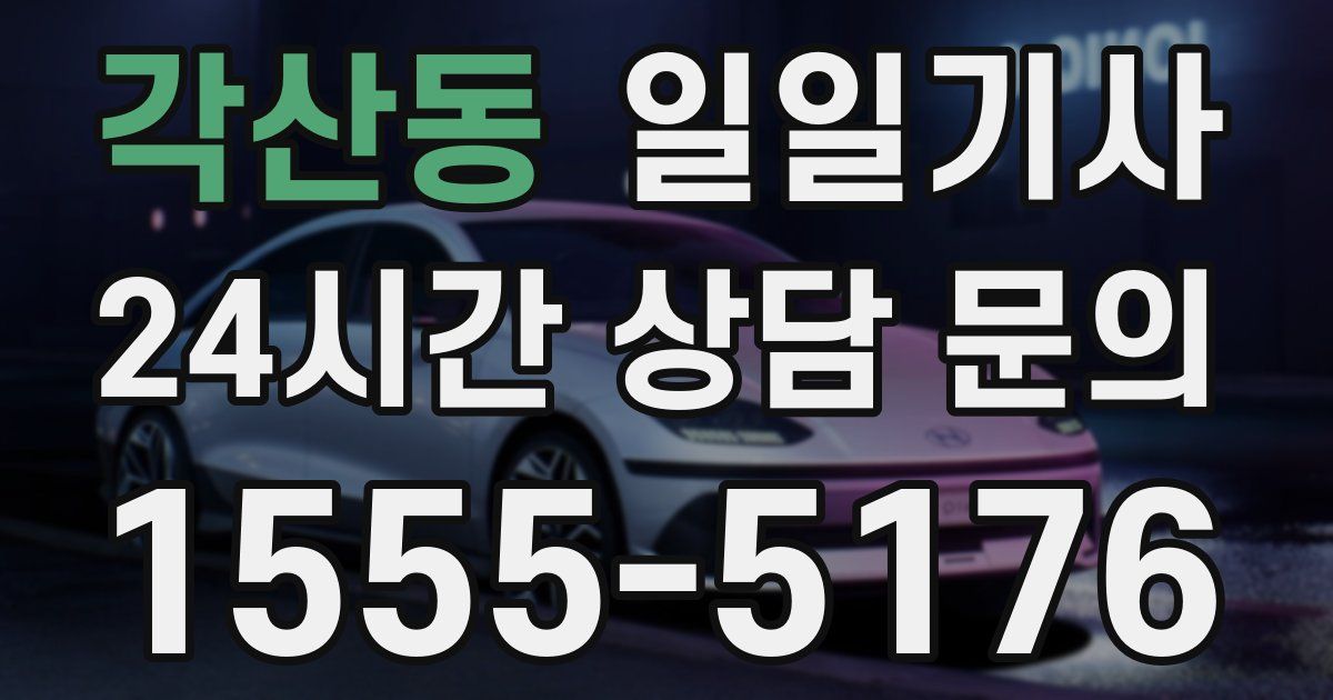 일일대리기사