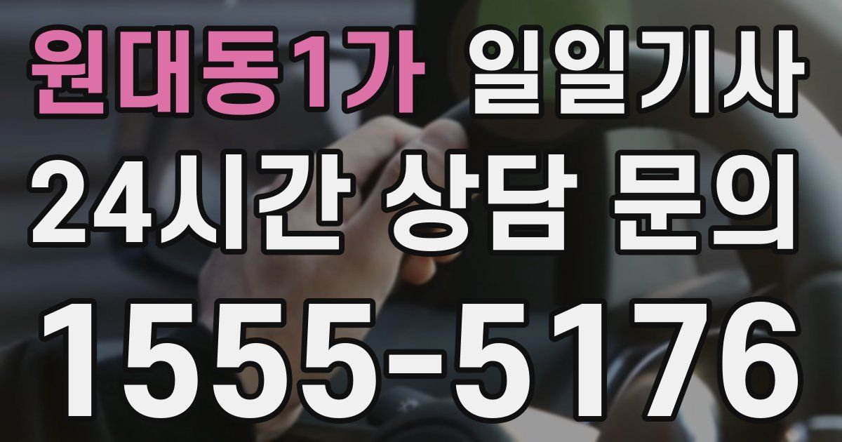 일일대리기사