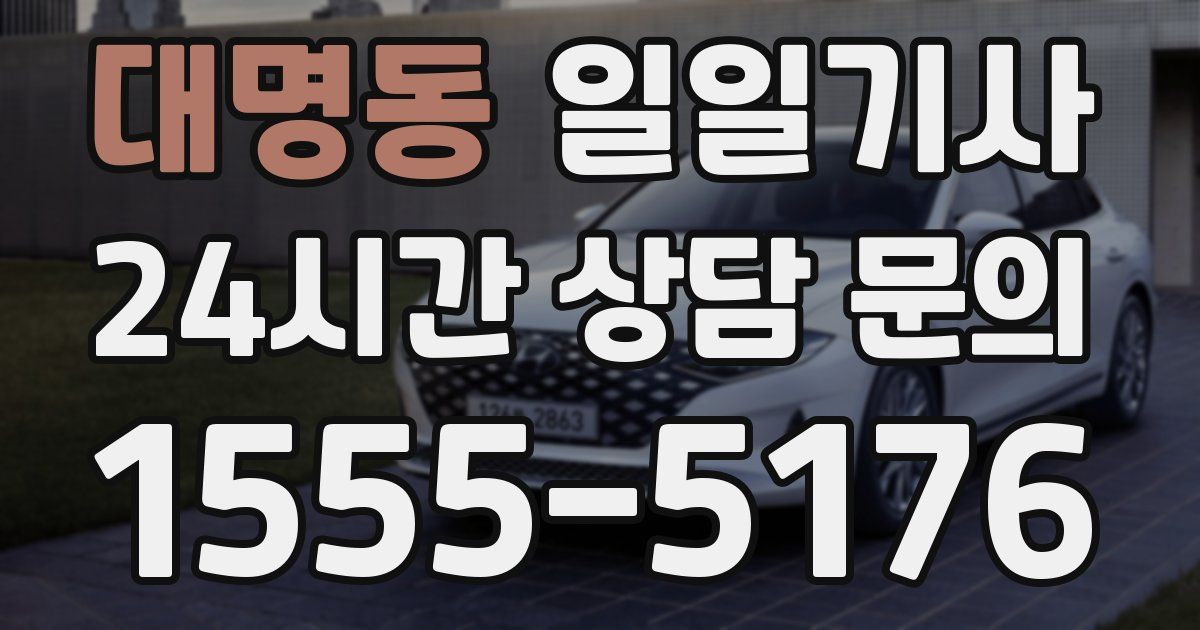 일일대리기사