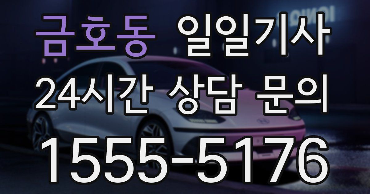 일일대리기사