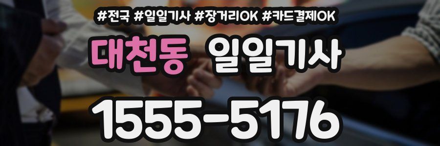 대천동 일일기사