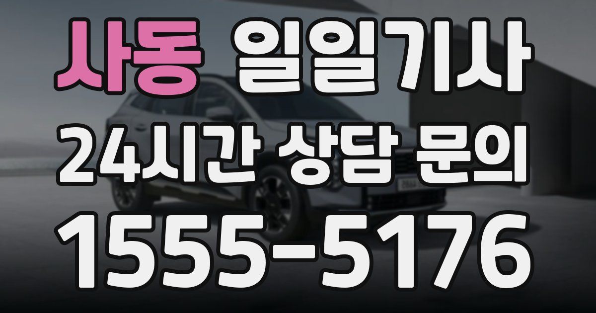 일일대리기사