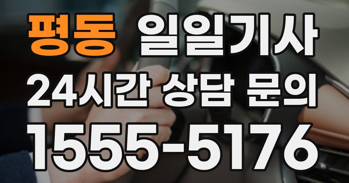 일일대리기사