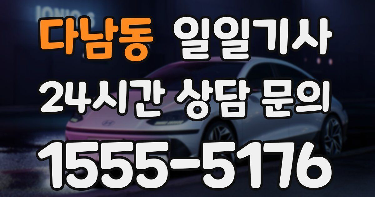 일일대리기사