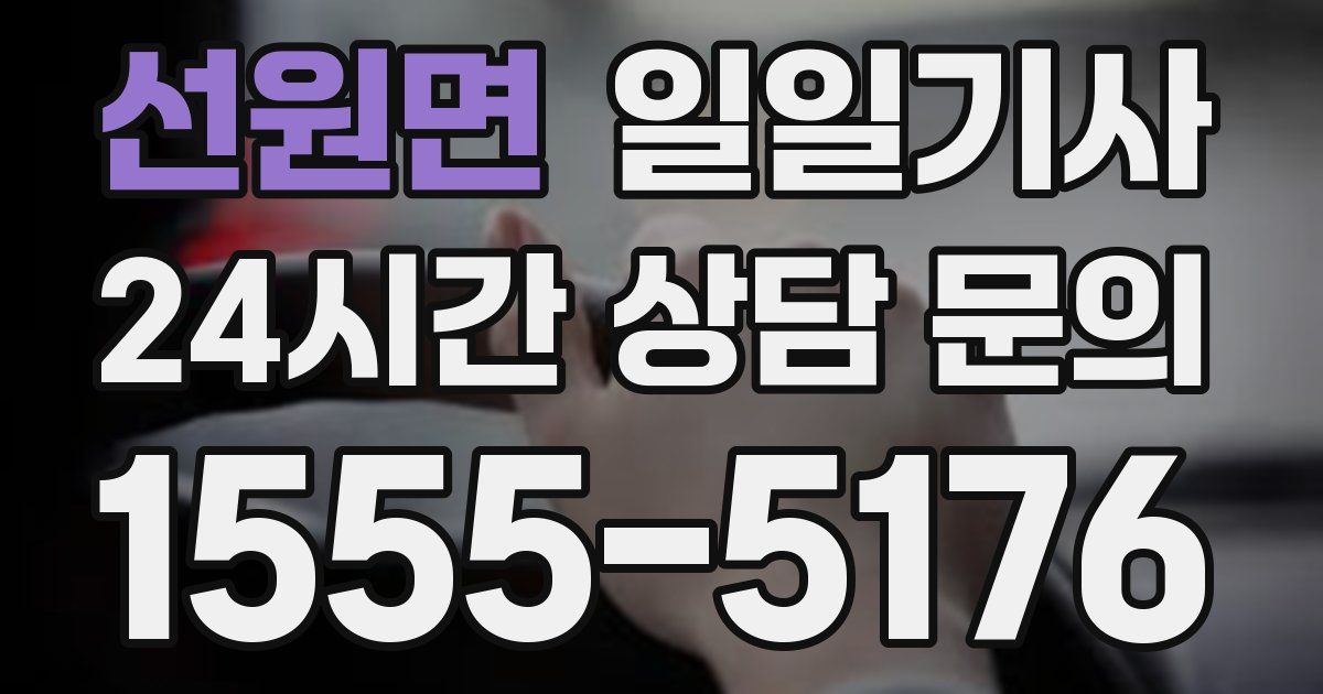 일일대리기사