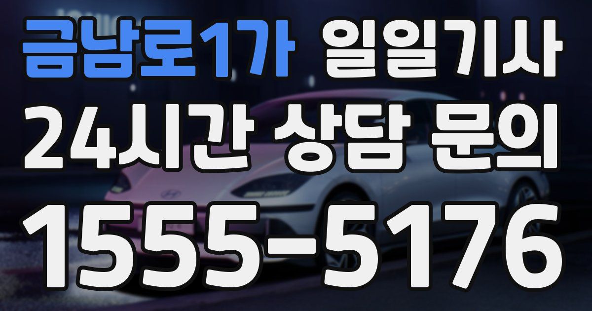 일일대리기사