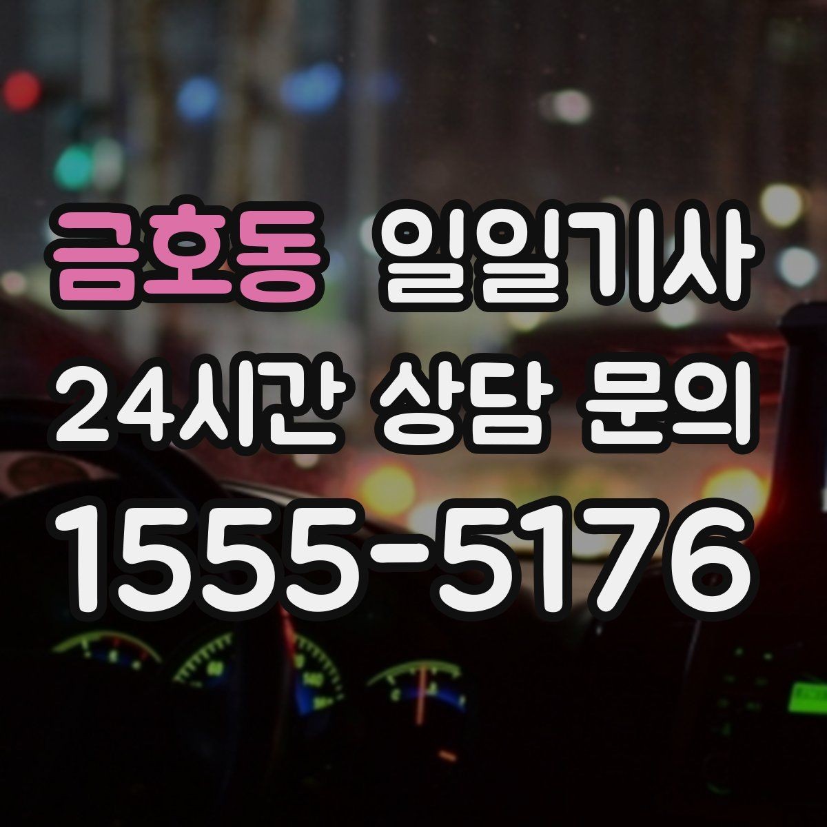 금호동 일일기사 연습장 경유가 자연스러운 오후
