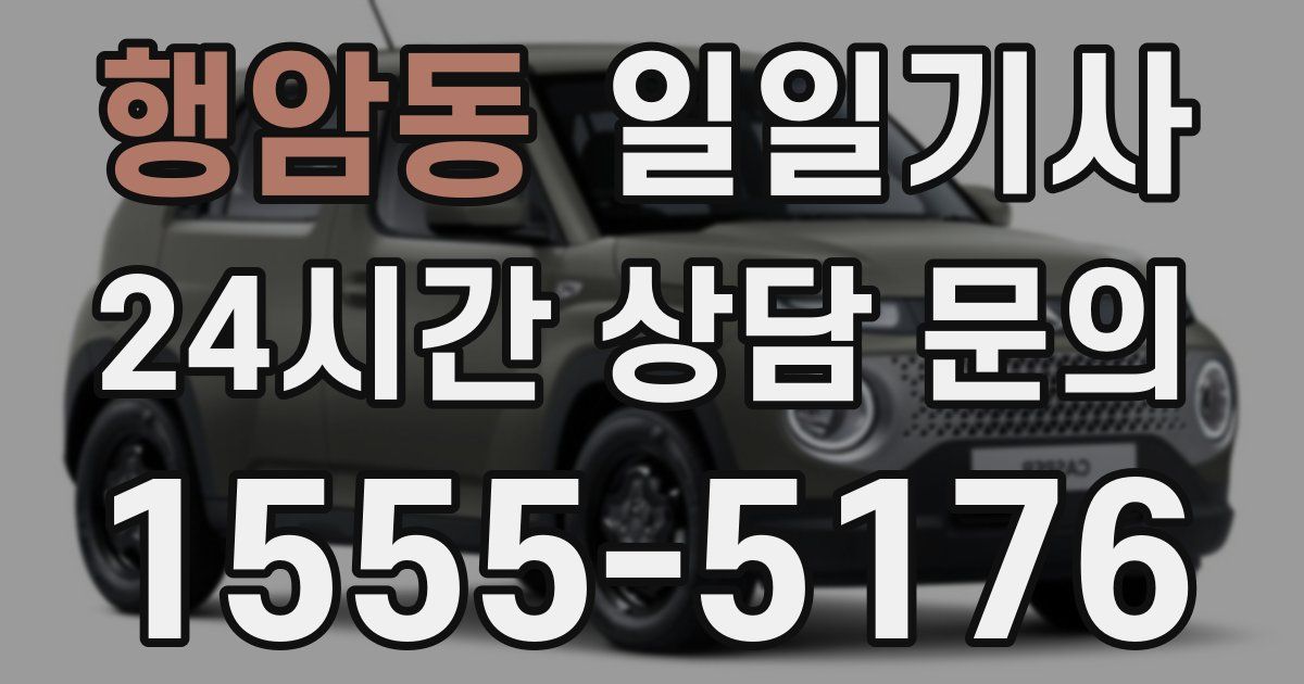 일일대리기사