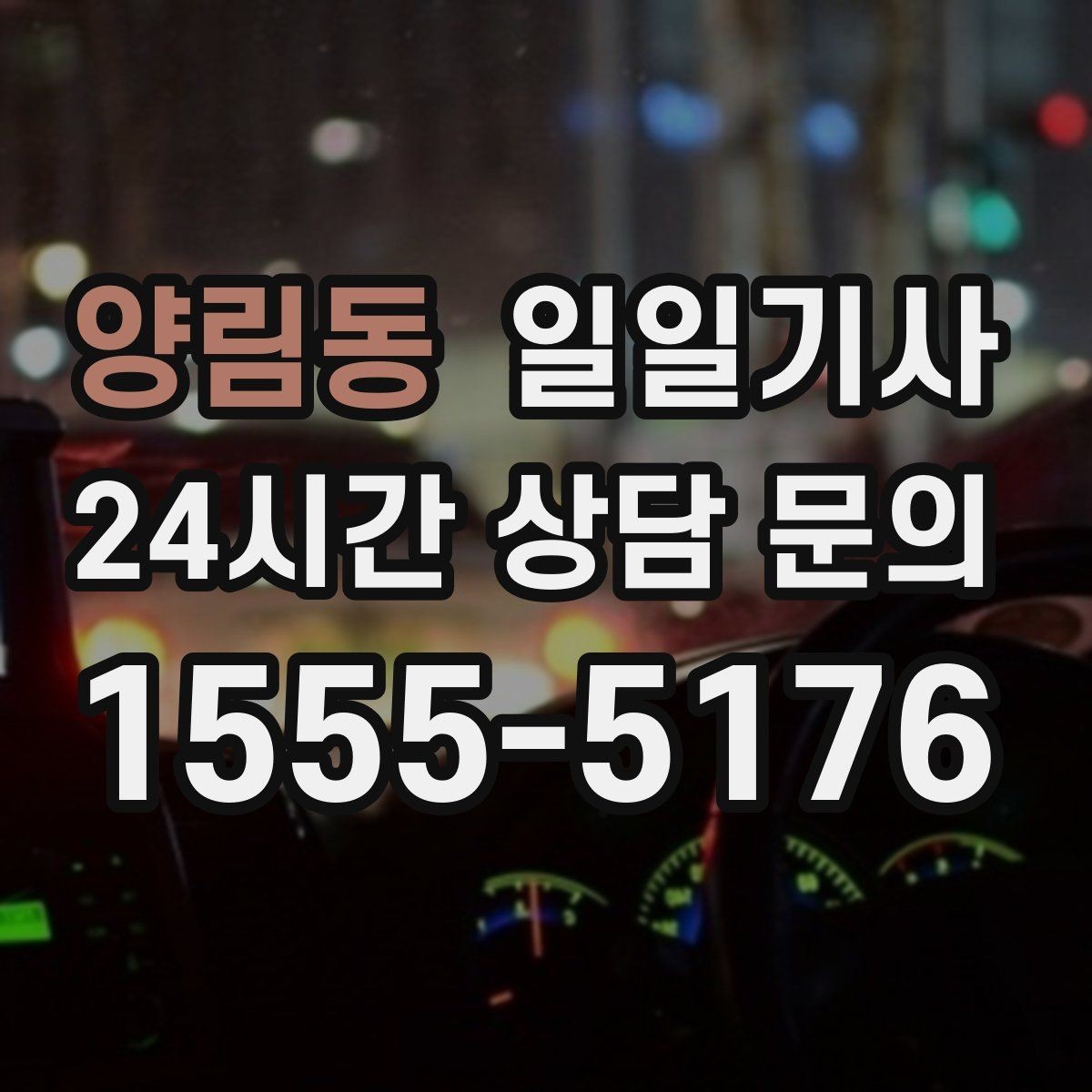 양림동 일일기사 법인 월 정산 투명 관리