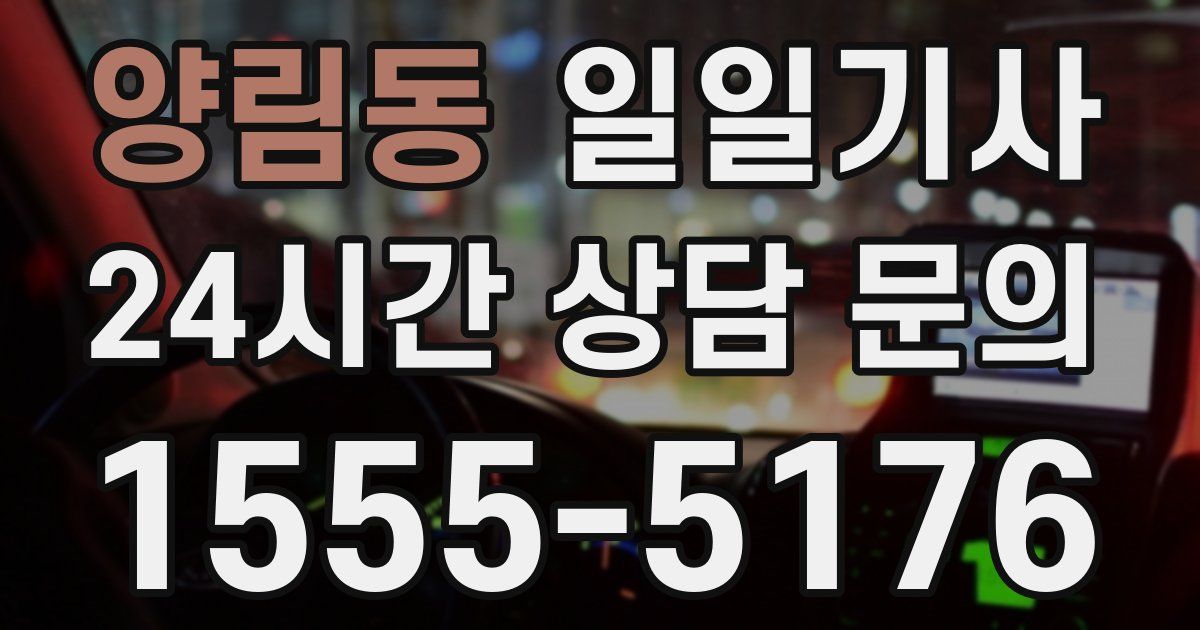 일일대리기사