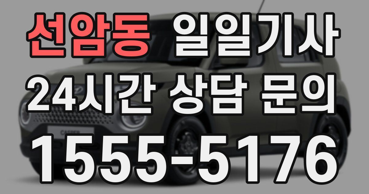 일일대리기사