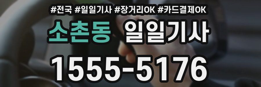 소촌동 일일기사