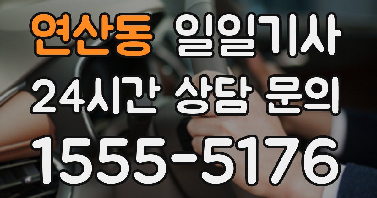 일일대리기사
