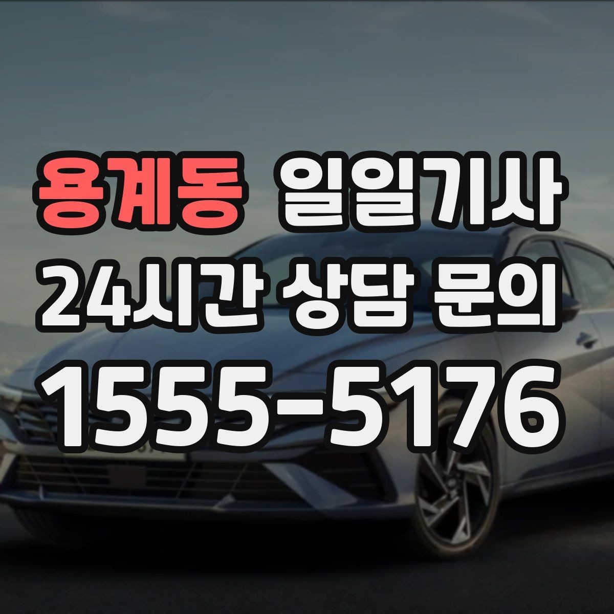 용계동 일일기사 반일 오후 동행으로 여유 확보