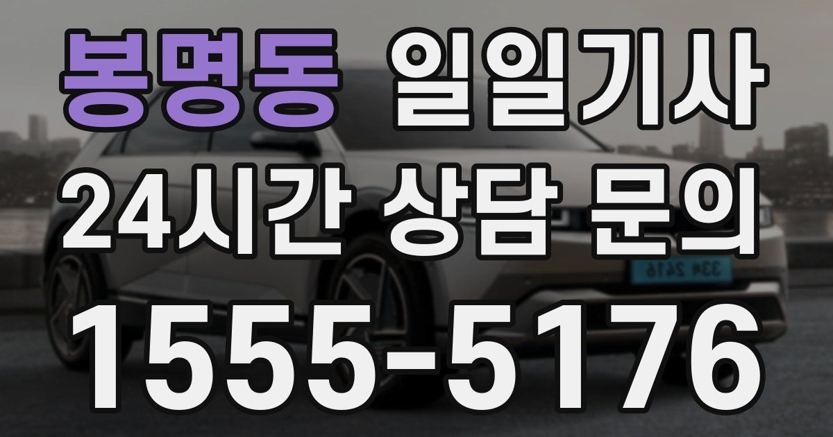 일일대리기사