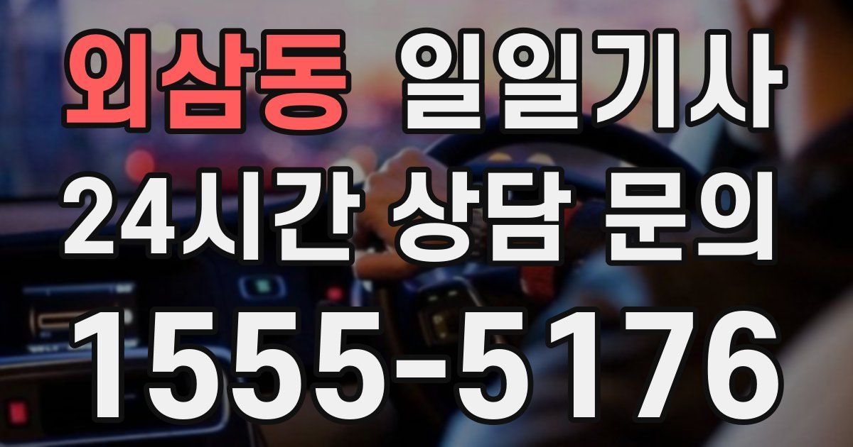 일일대리기사