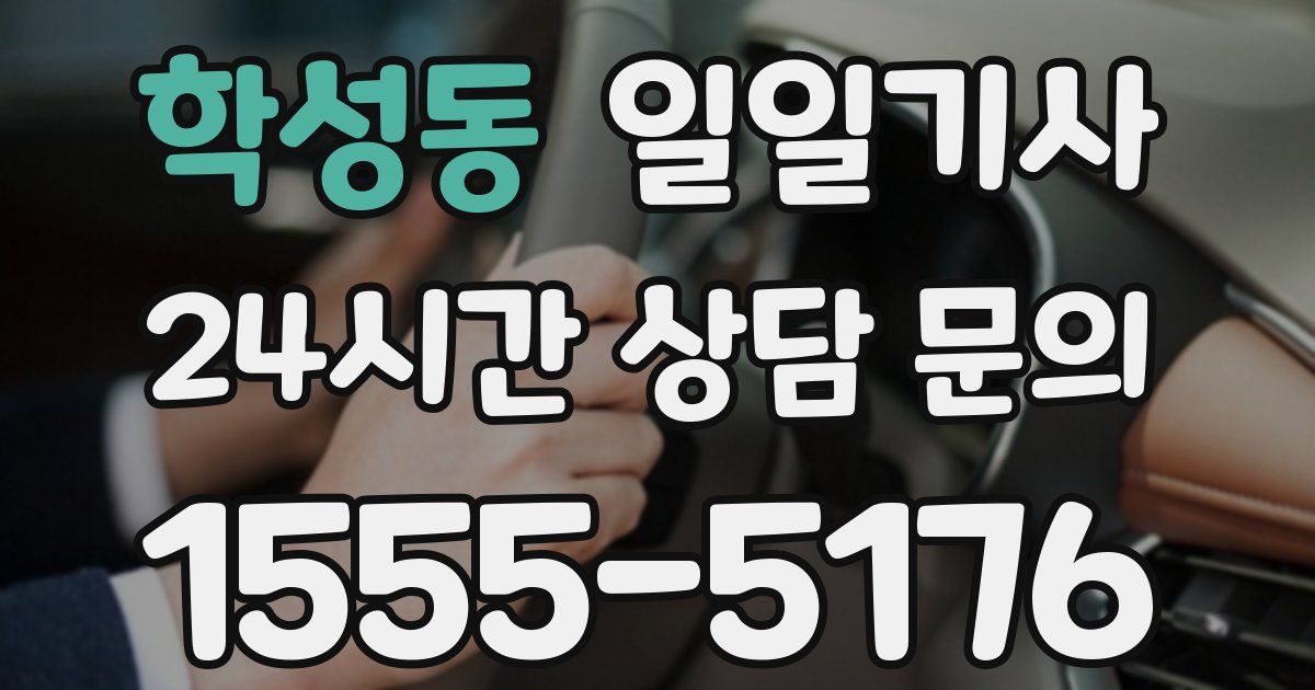 일일대리기사