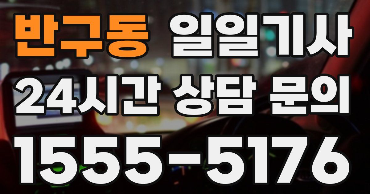 일일대리기사