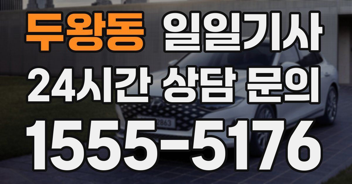 일일대리기사
