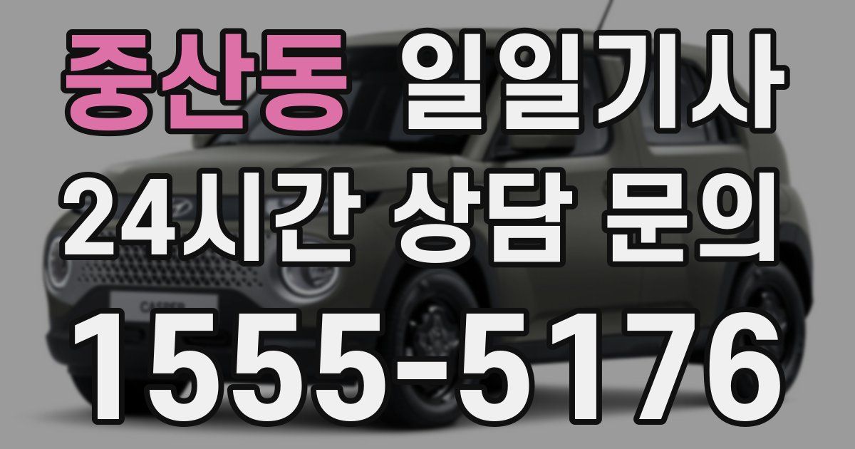 일일대리기사
