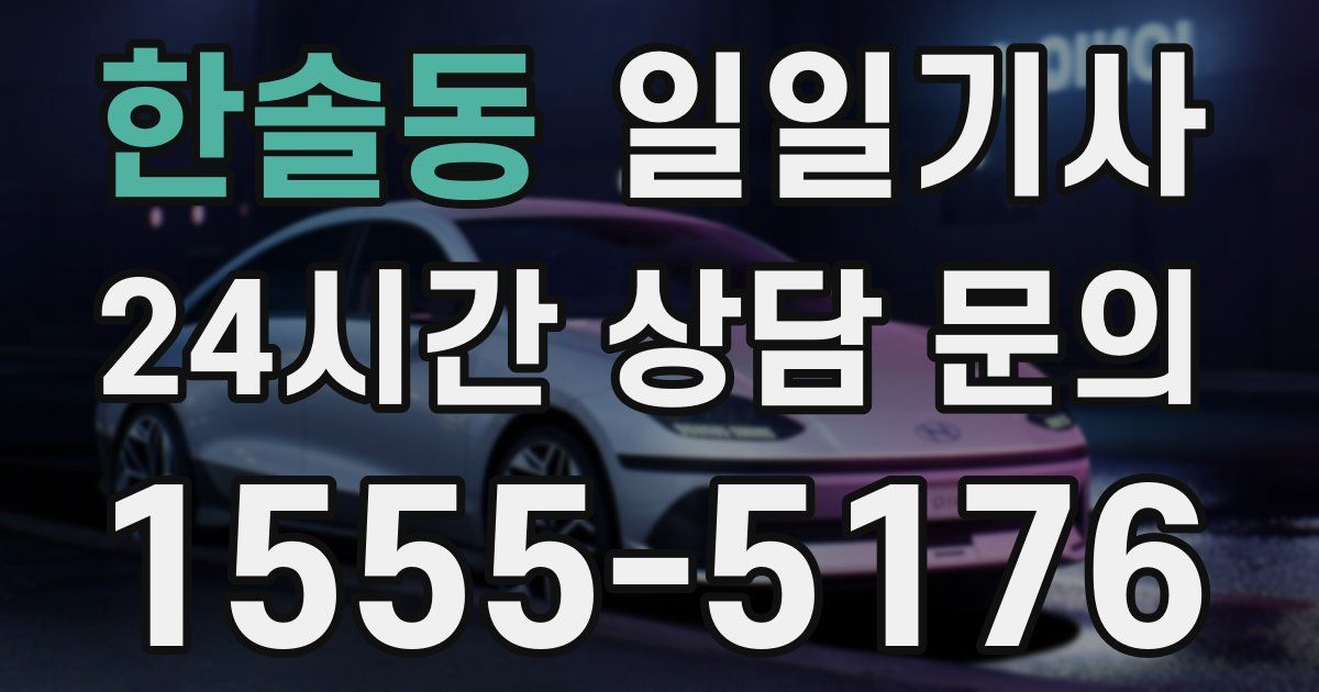 일일대리기사
