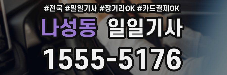 나성동 일일기사