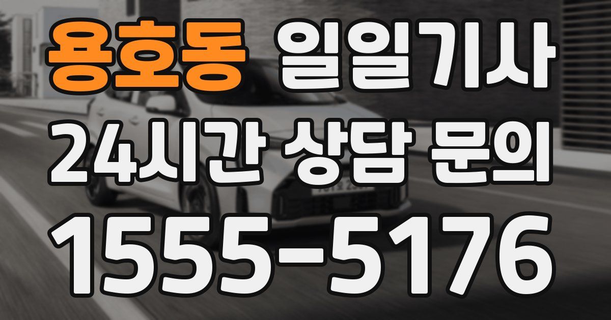 일일대리기사
