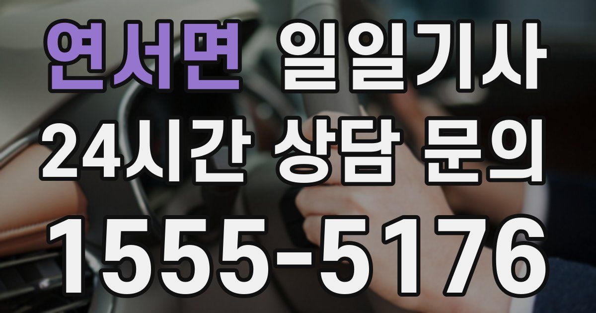 일일대리기사
