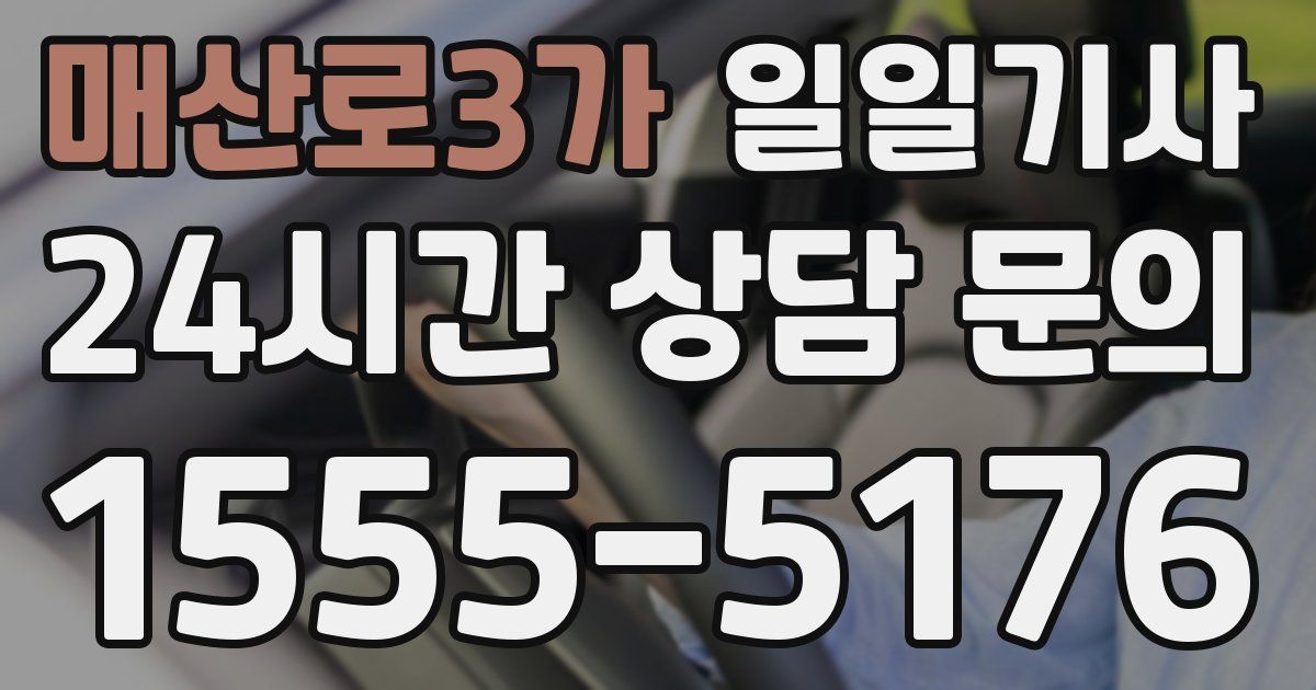 일일대리기사