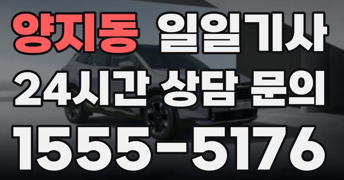 일일대리기사