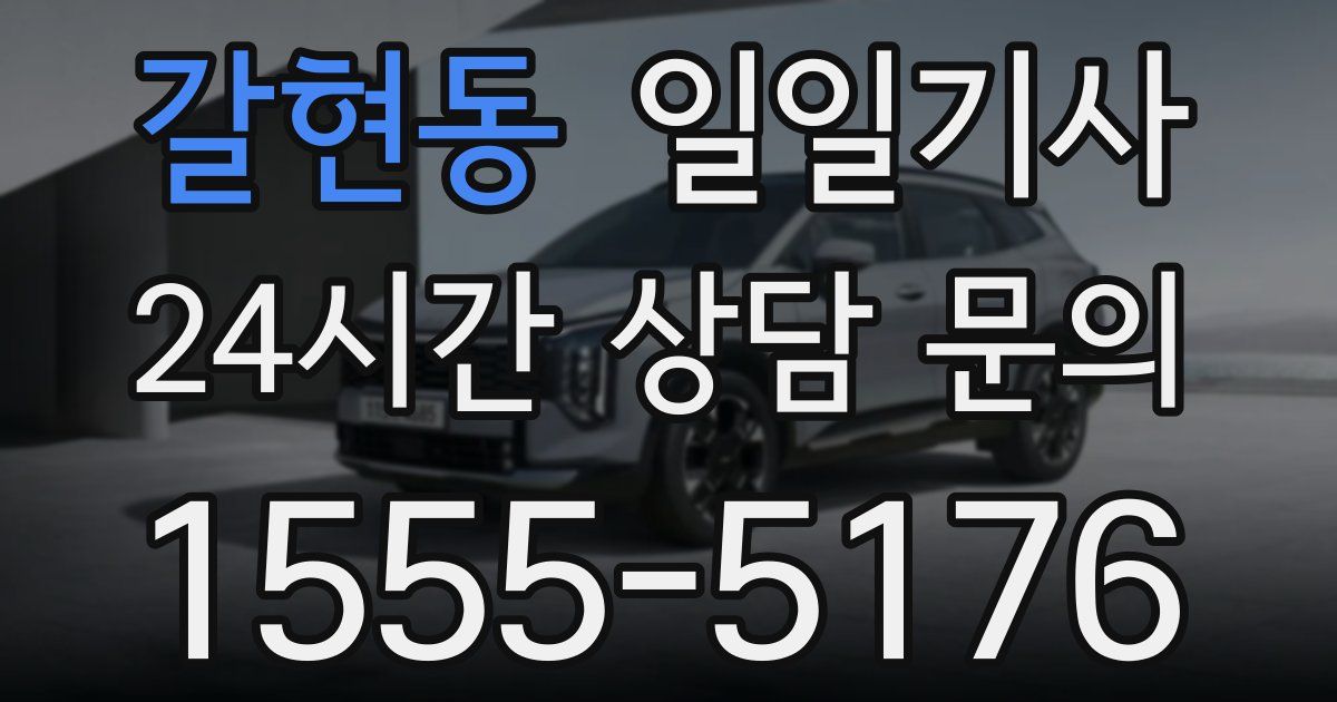 일일대리기사