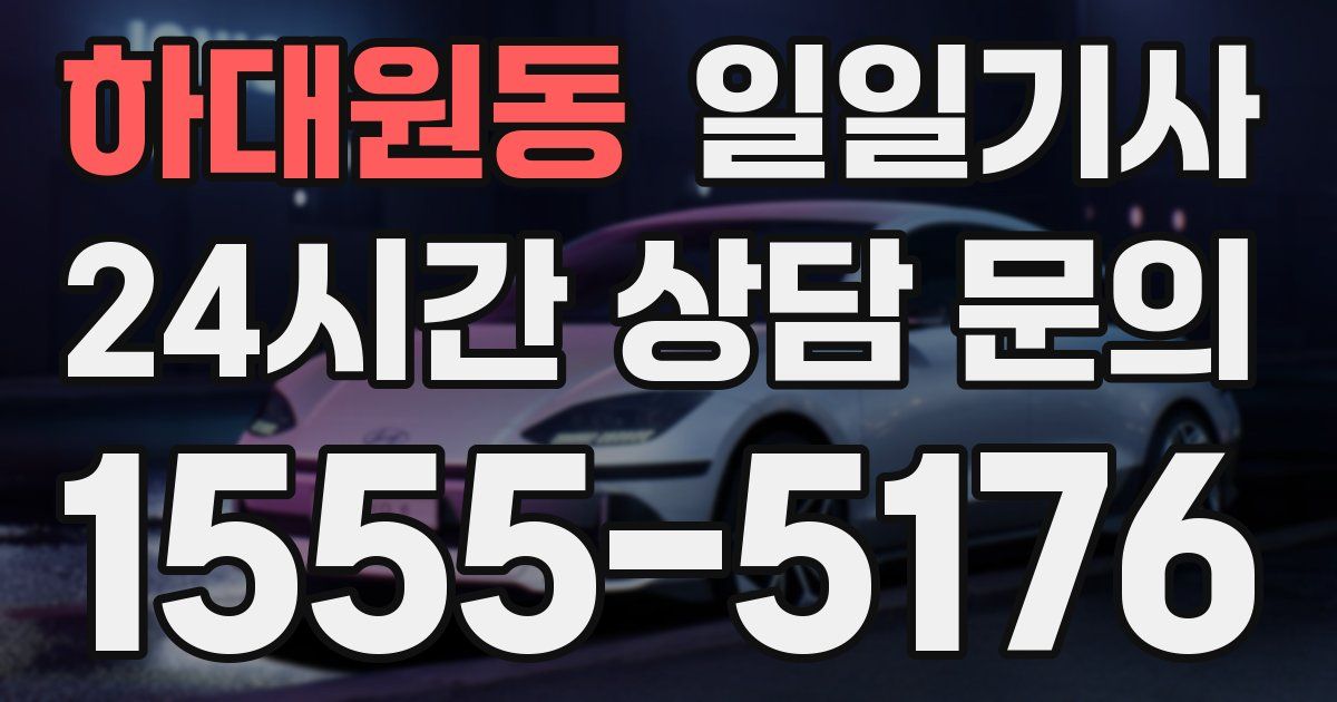 일일대리기사