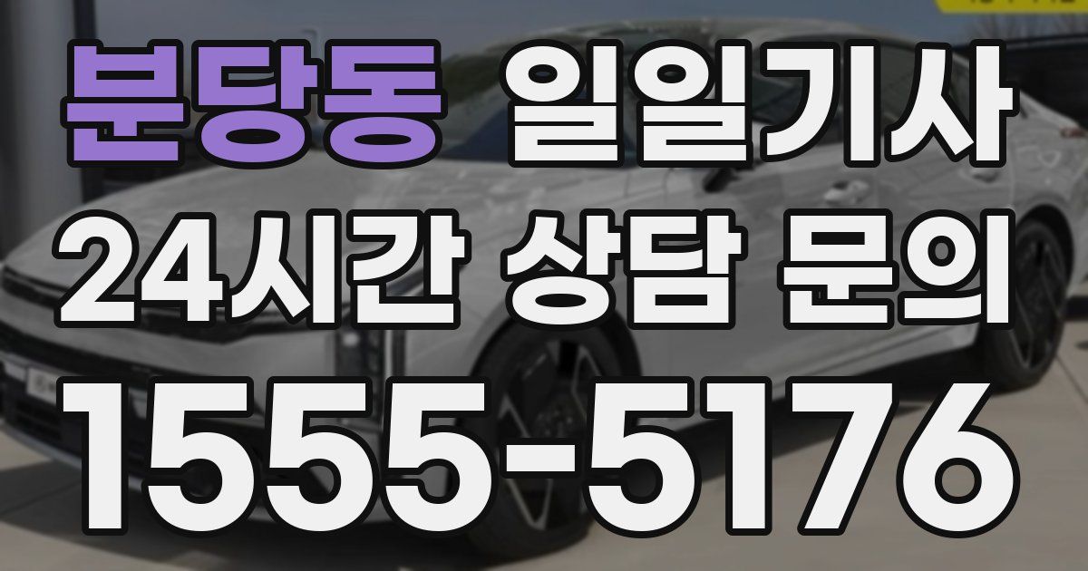 일일대리기사