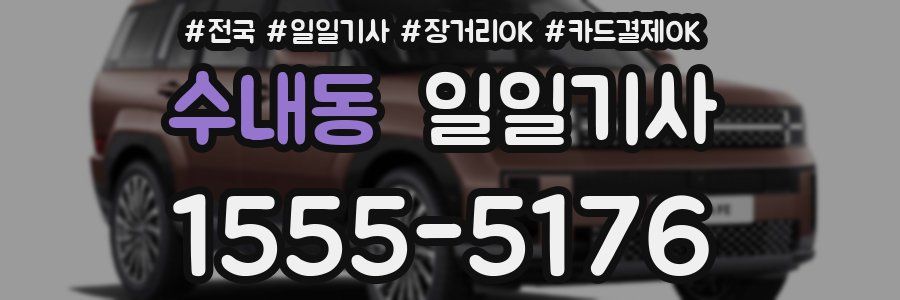 수내동 일일기사