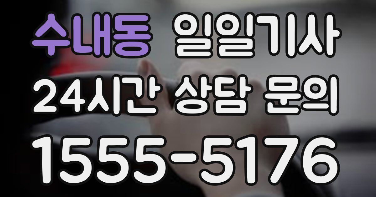 일일대리기사