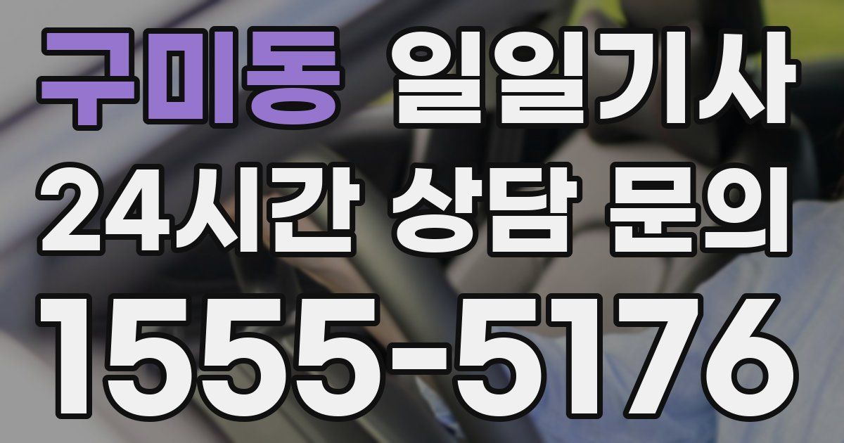 일일대리기사