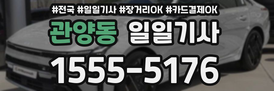 관양동 일일기사