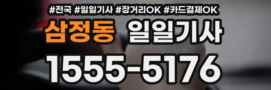 삼정동 일일기사